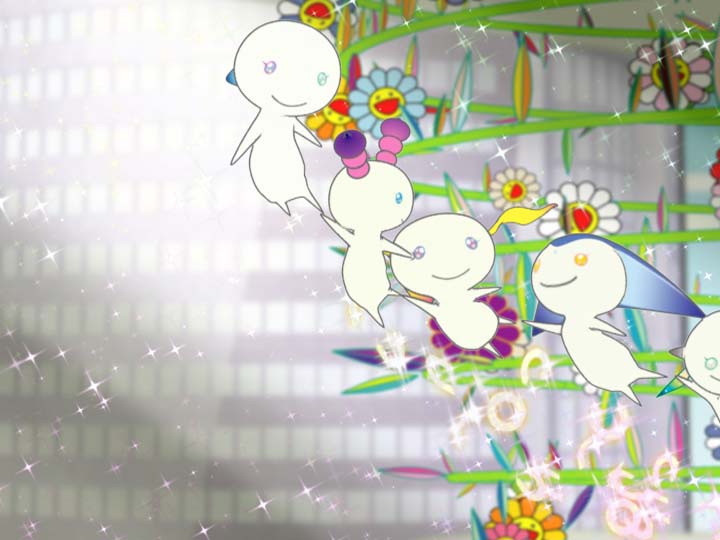 村上隆作品　The Creatures From Planet 66 ～Roppongi Hills Story～